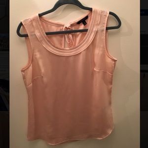 Pink crepe blouse